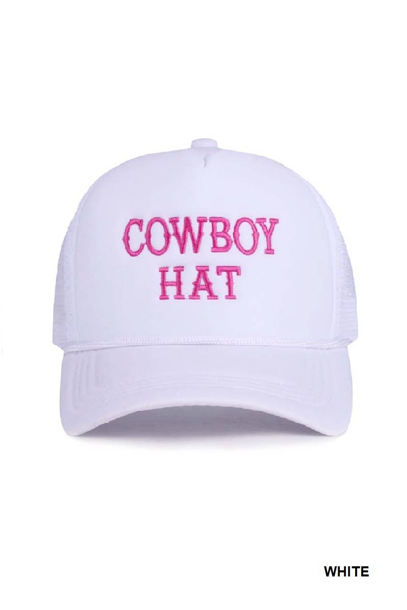 The Cowboy Hat Baseball Mesh Cap