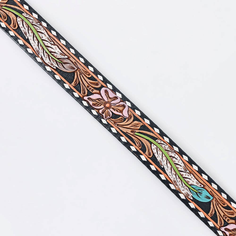 American Darling Feathers and Flowers Belt