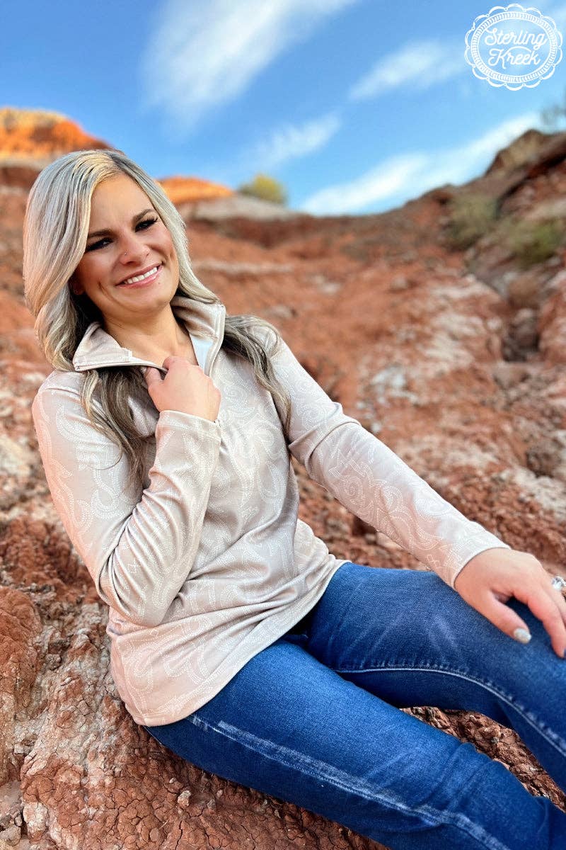 The Dusty Roads Brown Pullover