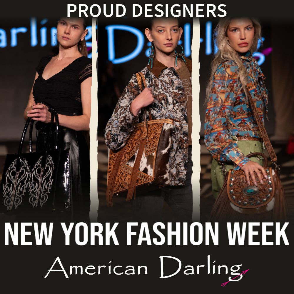 Western American Leather Spur Strap