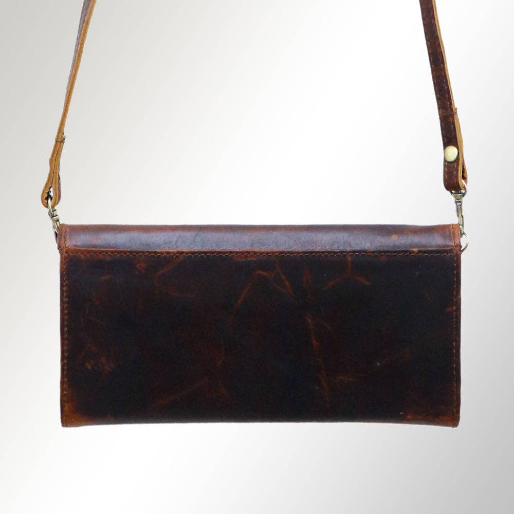 Wallet Genuine Western Leather Women Bag Freda