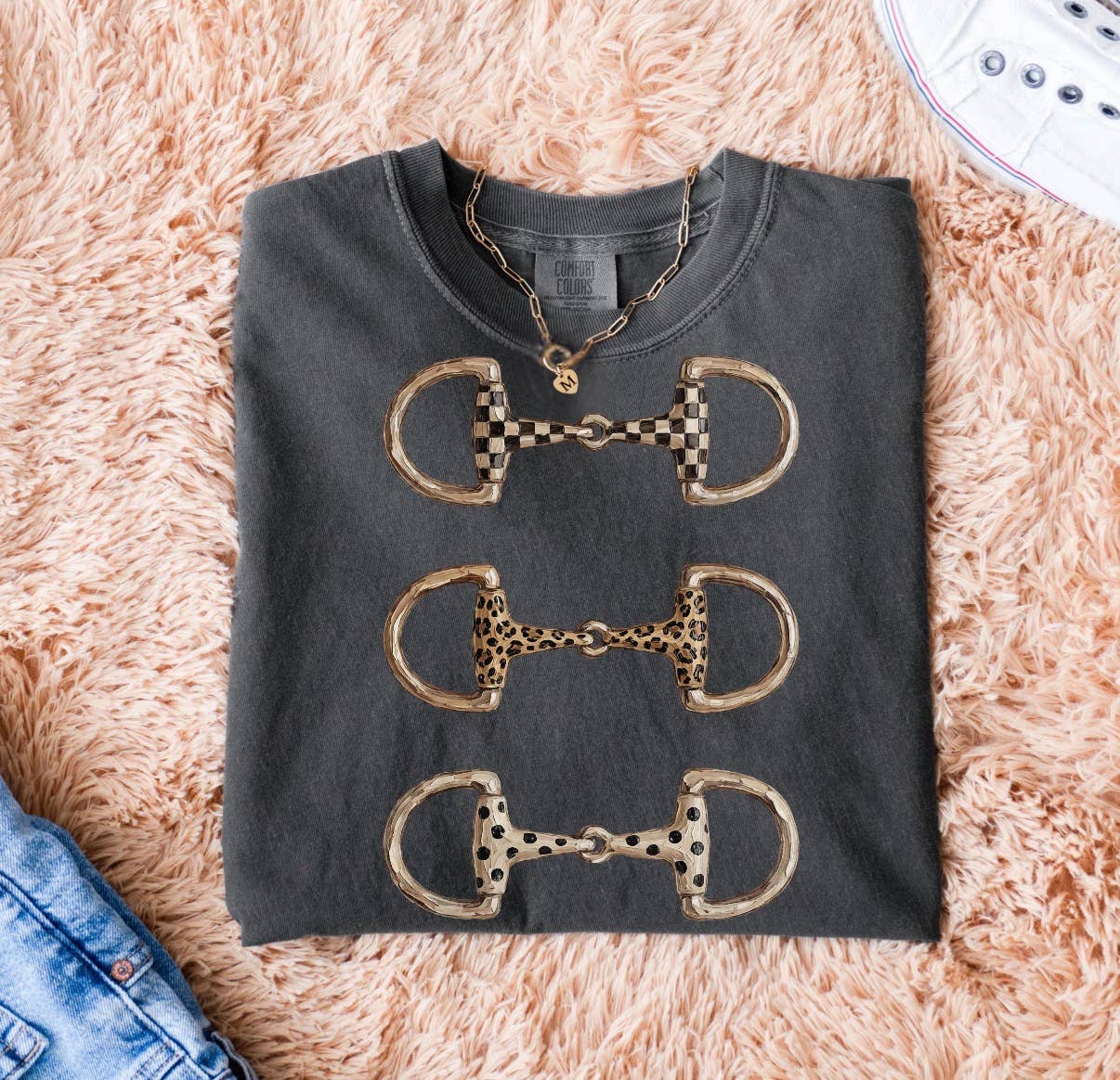 Western Horse Snaffle Bit Graphic Tee