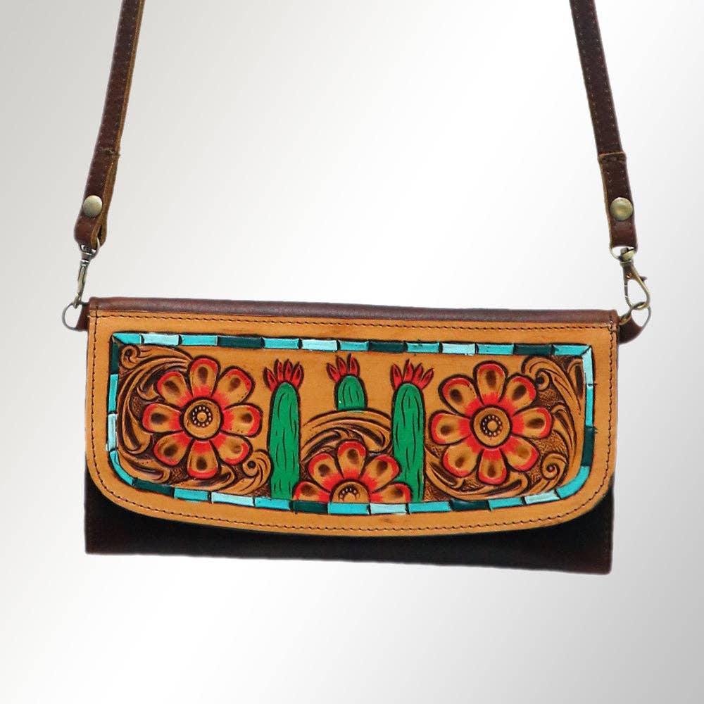 Wallet Genuine Western Leather Women Bag