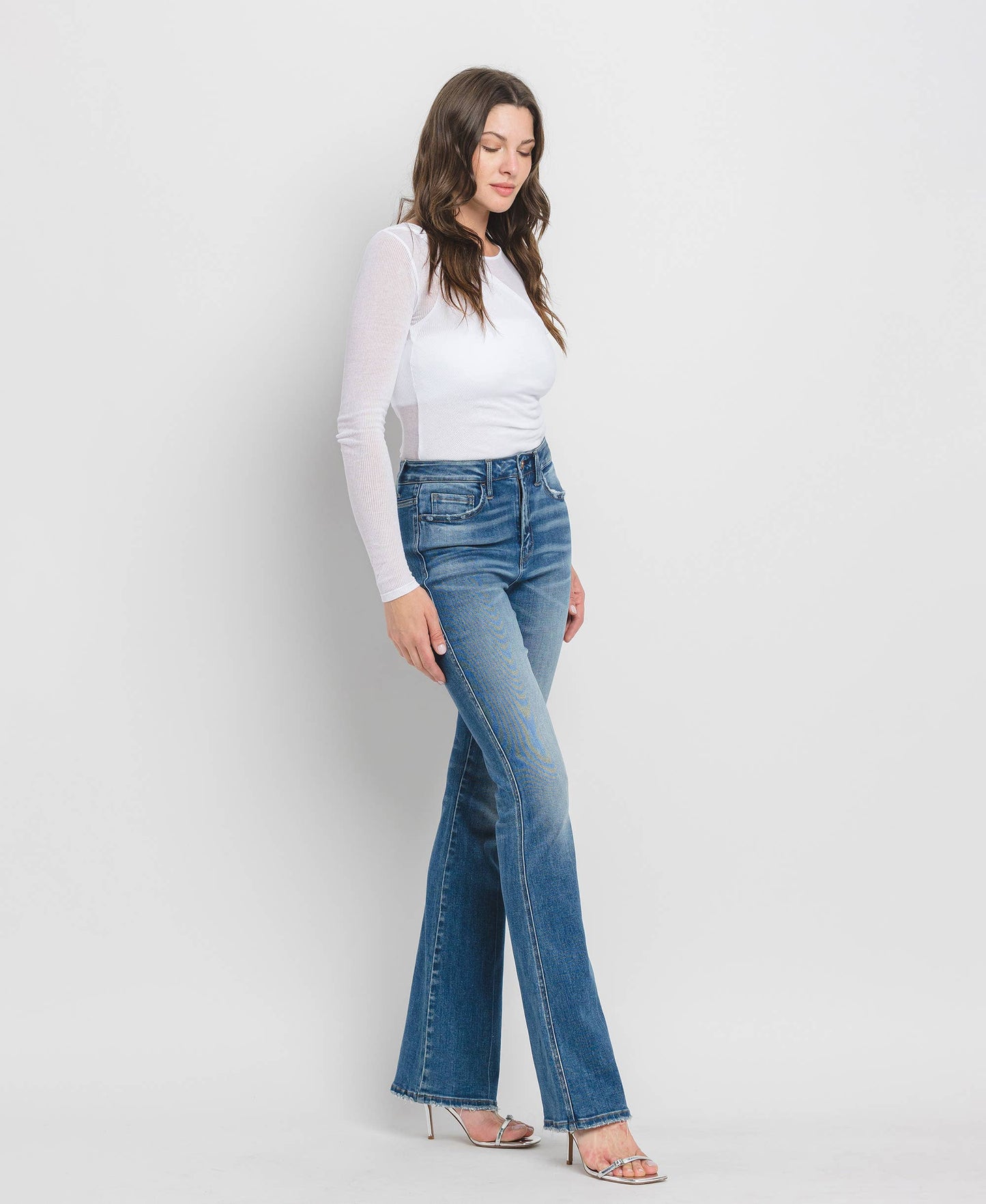 Flying Monkey HIGH RISE FULL LENGTH BOOTCUT JEANS