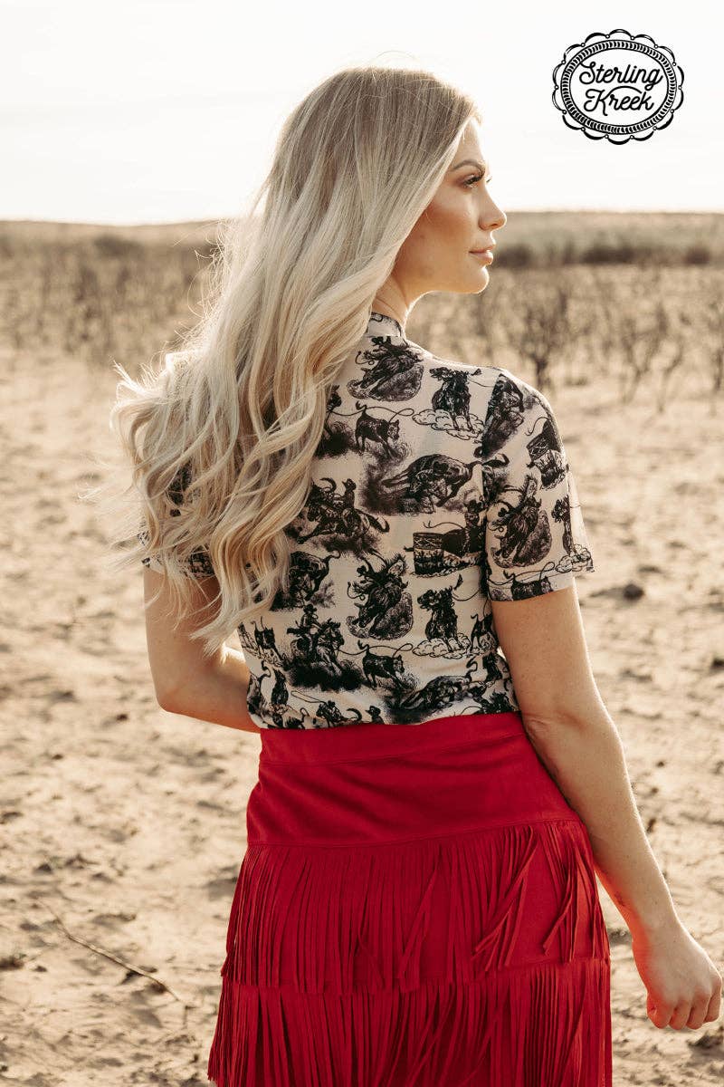 Rodeo Road Top Mesh
