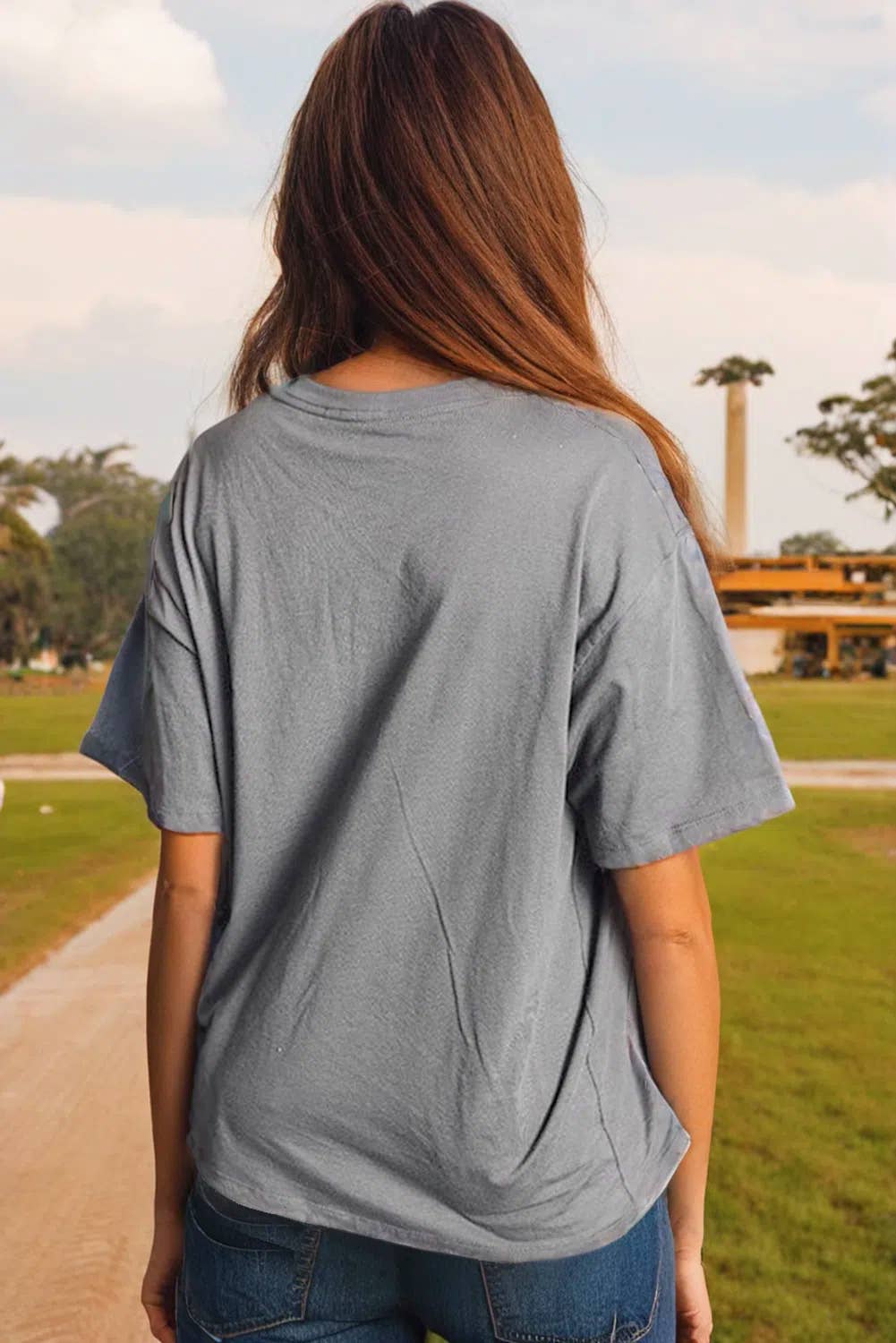Western Stars Leopard Graphic Distressed Tee
