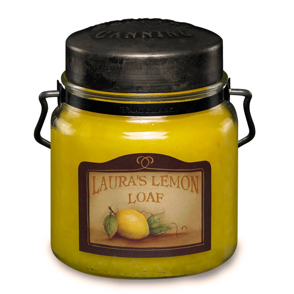 Classic Jar Candle-16oz-LAURA'S LEMON LOAF