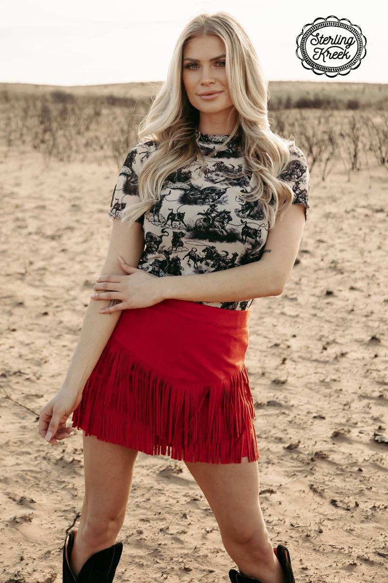 Rodeo Road Top Mesh