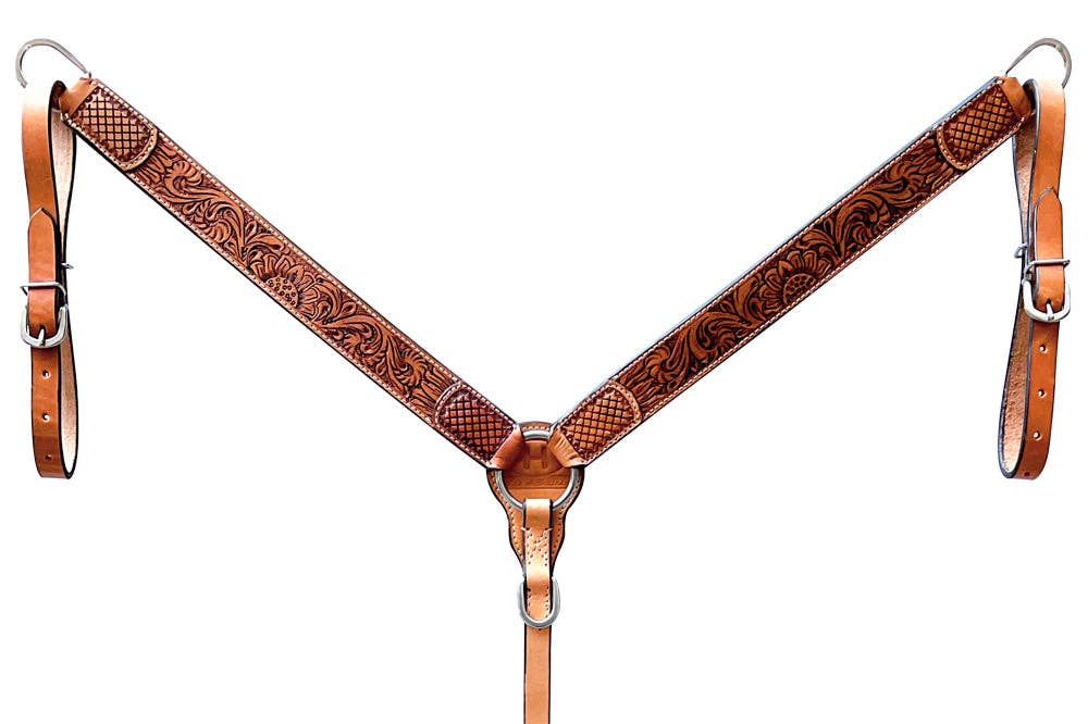 Western Leather Breast Collar