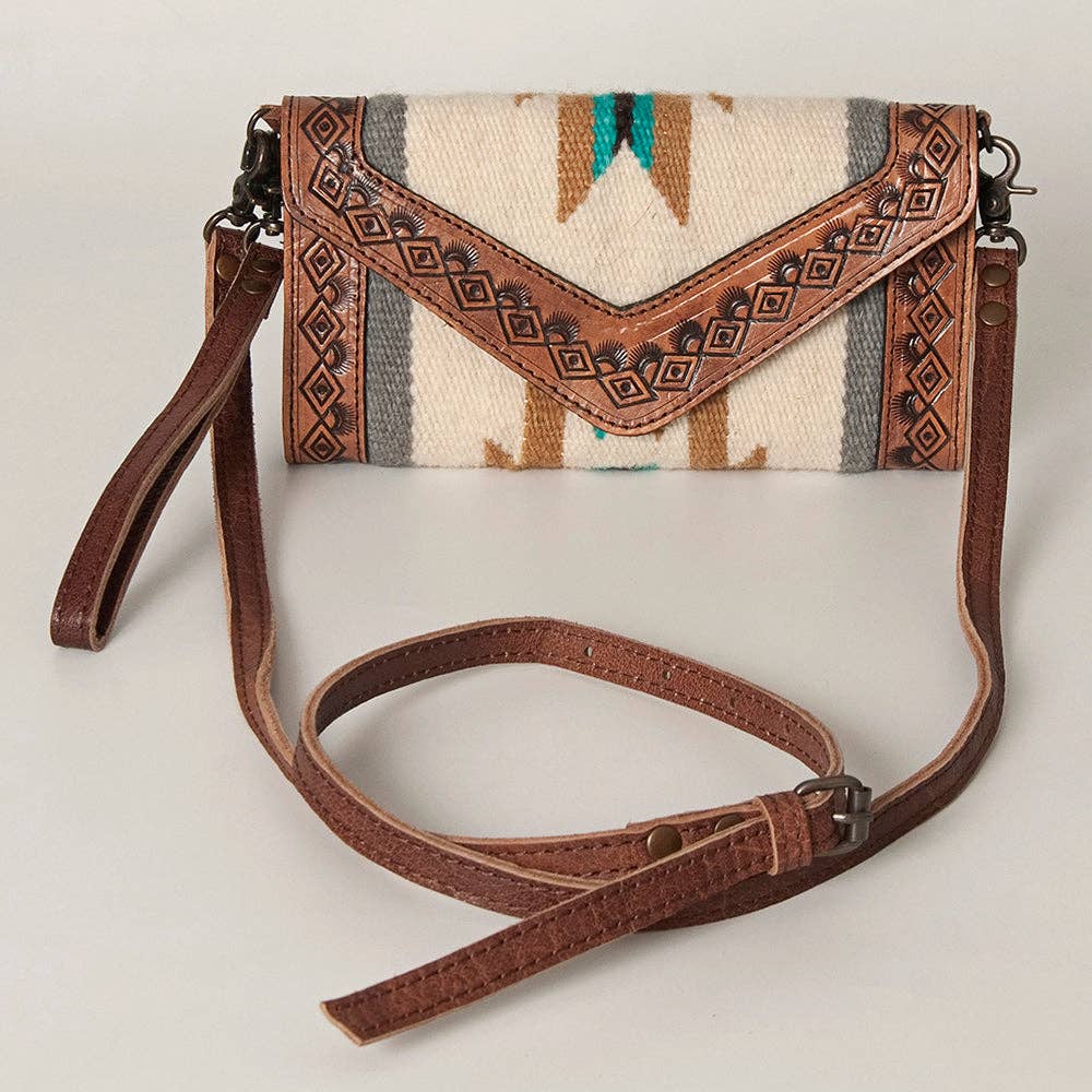 American Darling Envelope Genuine Western Leather Women Bag