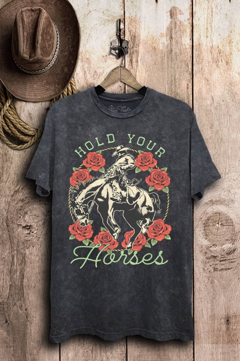 Hold Your Horses Graphic Top