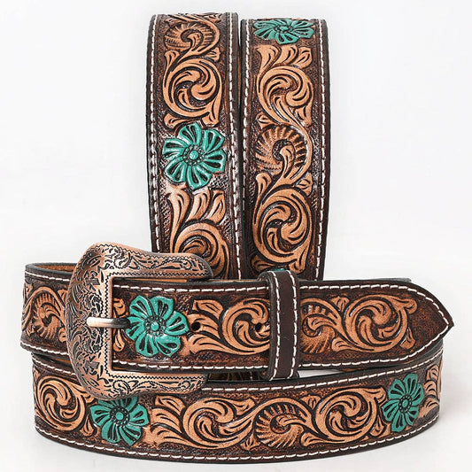 Hand Painted Western Leather Belt