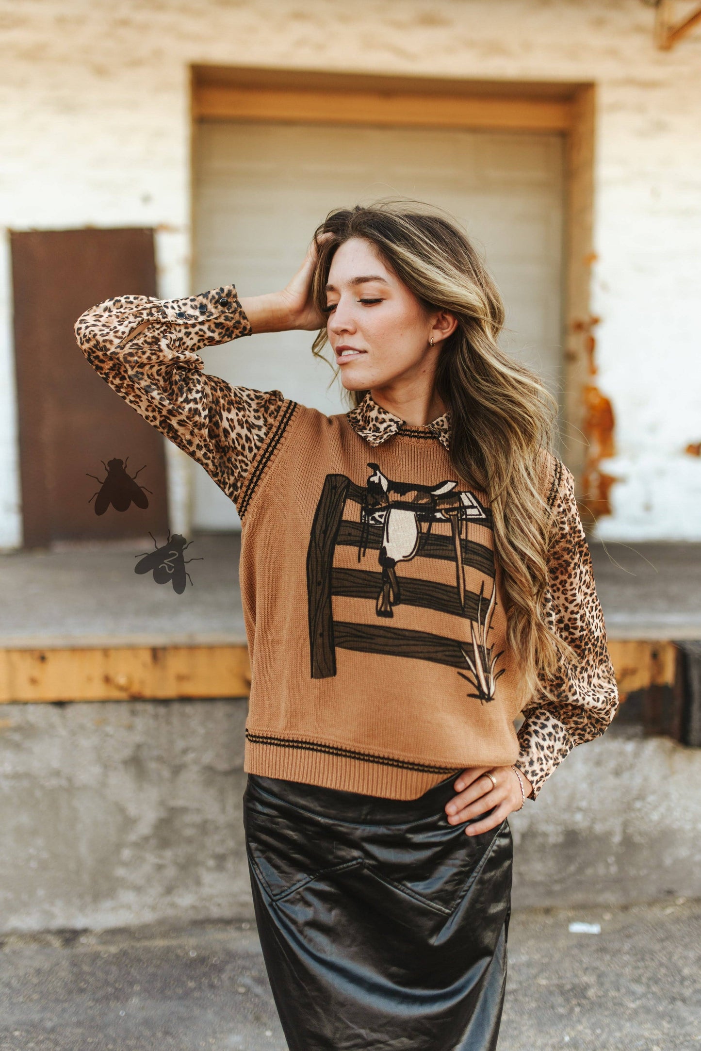 WESTERN WILD *LEOPARD Shirt