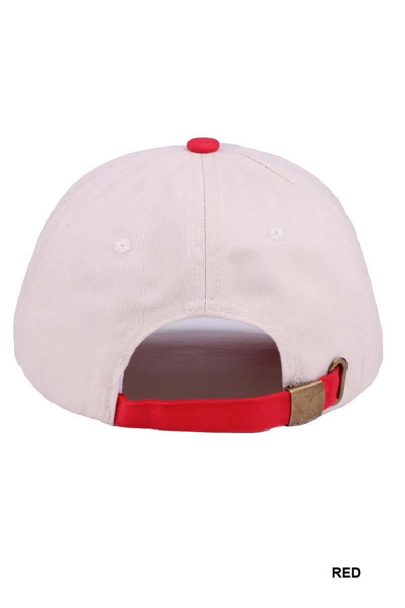 Howdy Honey Two-tone Canvas Cotton Cap