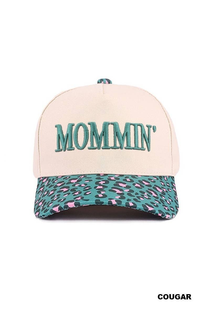 Mommin' Two Tone Canvas Cotton Cap