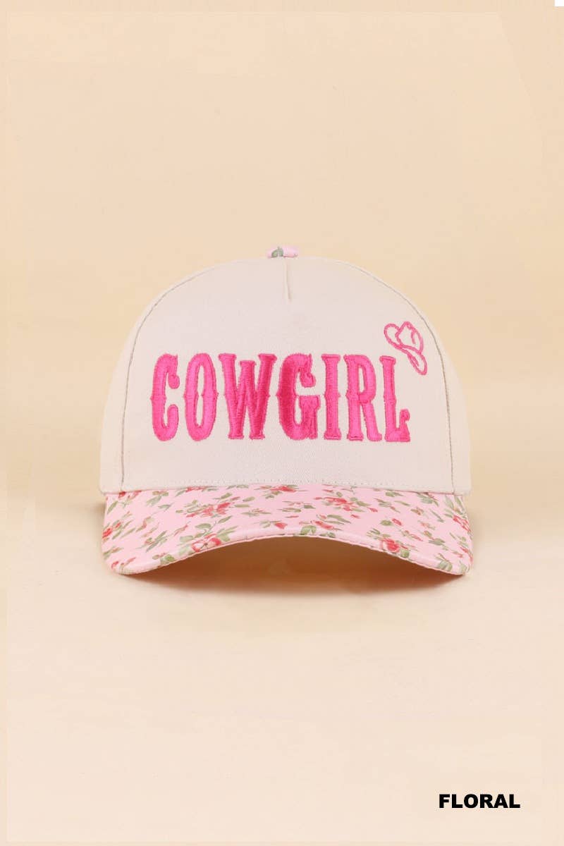 Cowgirl Two Tone Snapback Hat