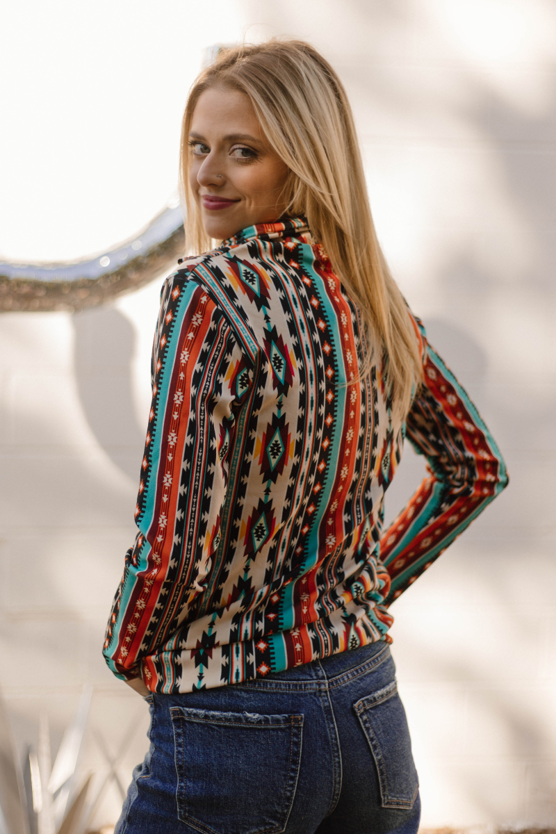 Sunburst Stampede Pullover