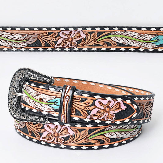 American Darling Feathers and Flowers Belt