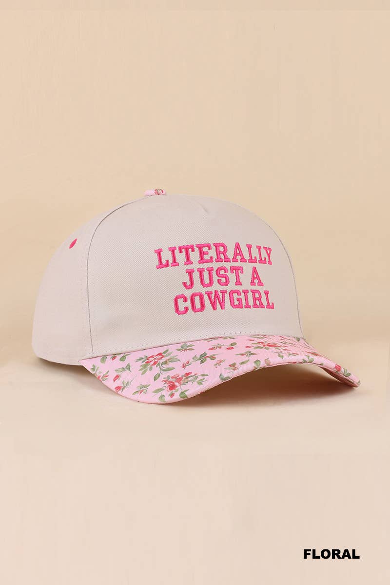 Cowgirl Two Tone Snapback Hat