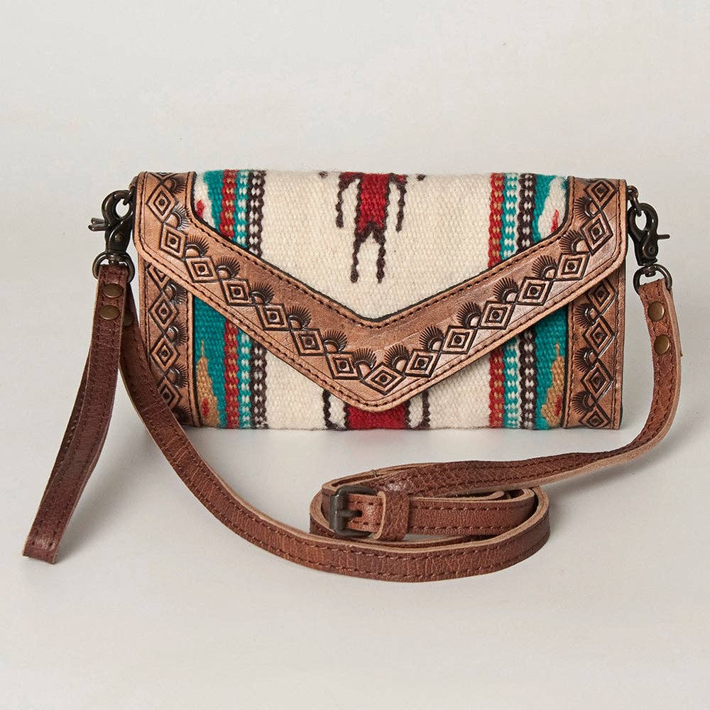 American Darling Envelope Genuine Western Leather Women Bag