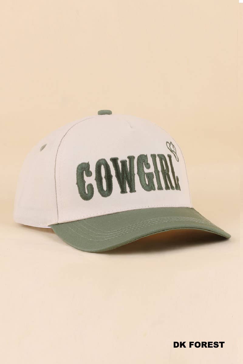 Cowgirl Two Tone Snapback Hat