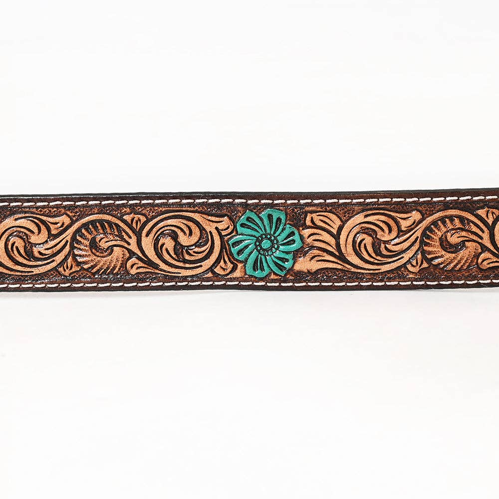 Hand Painted Western Leather Belt