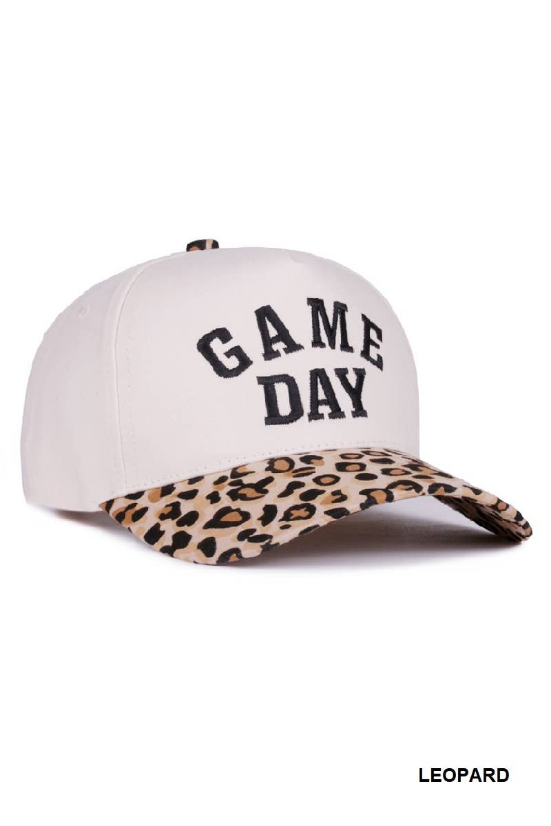 Game Day Two Tone Canvas Cotton Cap