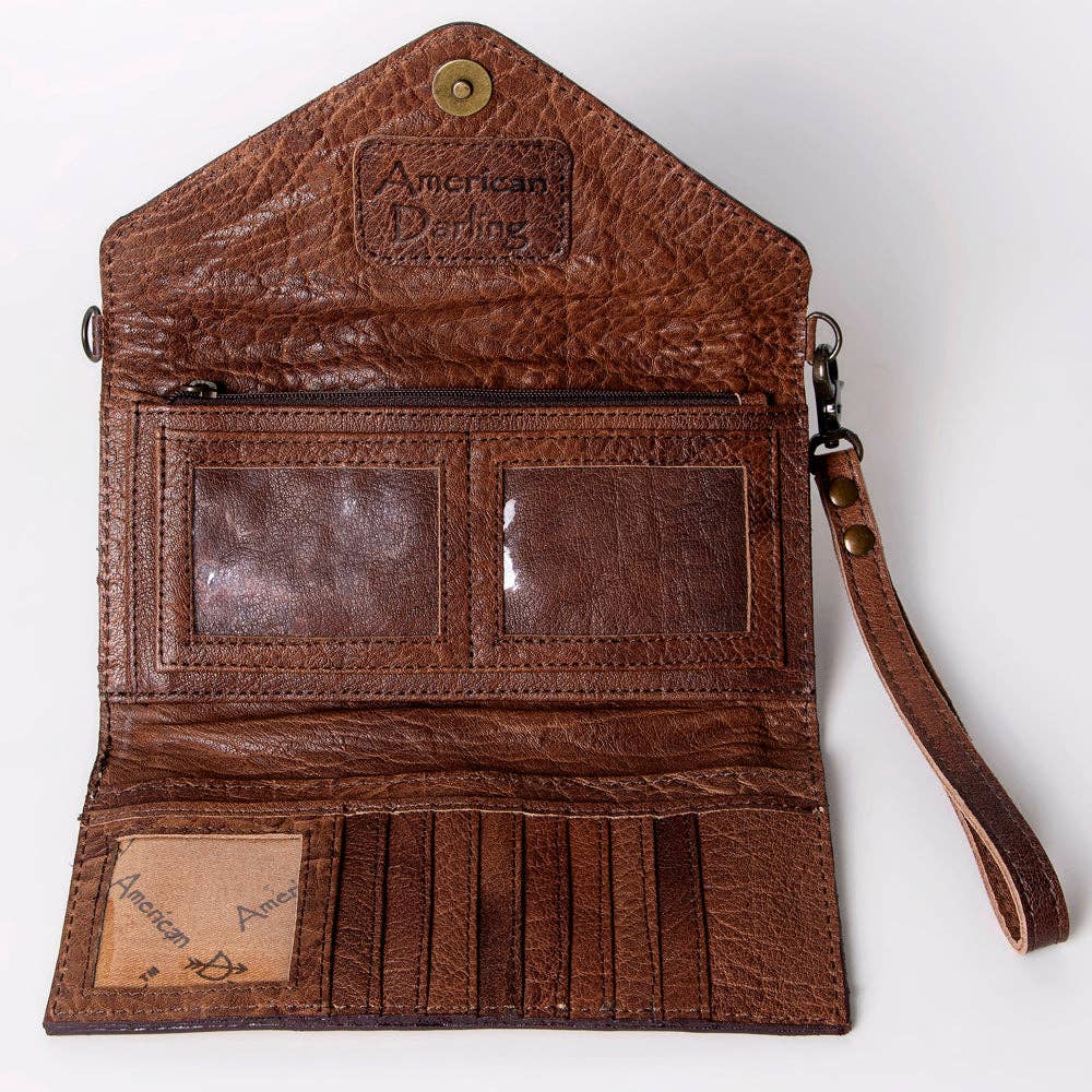 American Darling Envelope Genuine Western Leather Women Bag