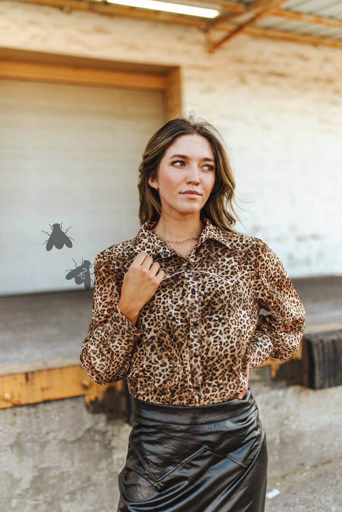 WESTERN WILD *LEOPARD Shirt