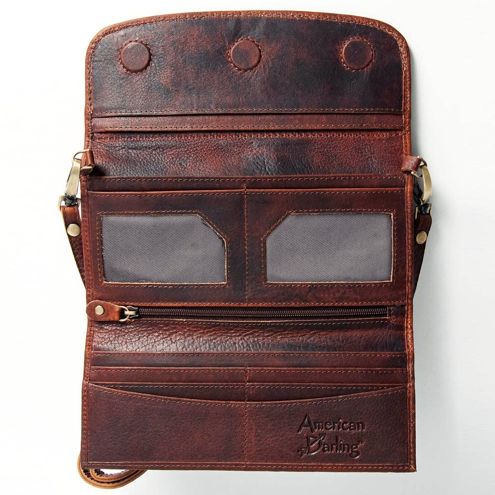 American Darling Wallet Genuine Western Leather Women Bag