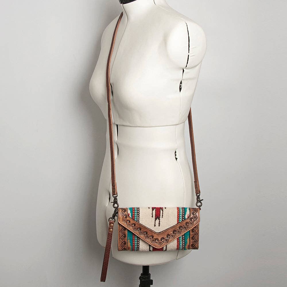 American Darling Envelope Genuine Western Leather Women Bag