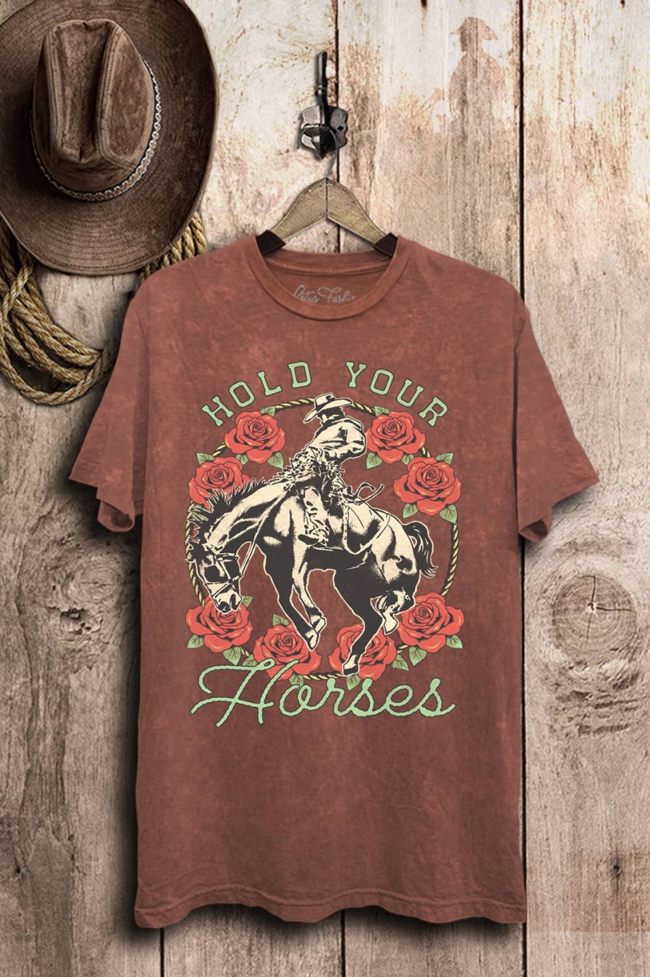 Hold Your Horses Graphic Top
