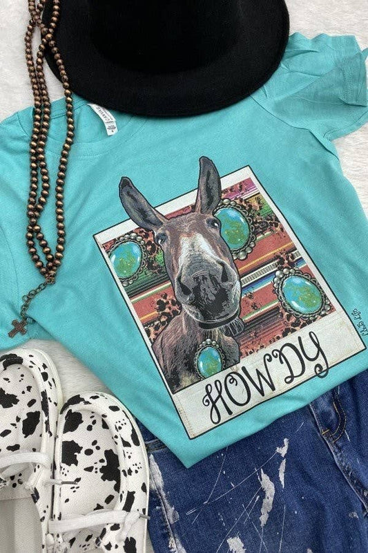 Howdy Donkey Animals, Fun, Western, Trendy