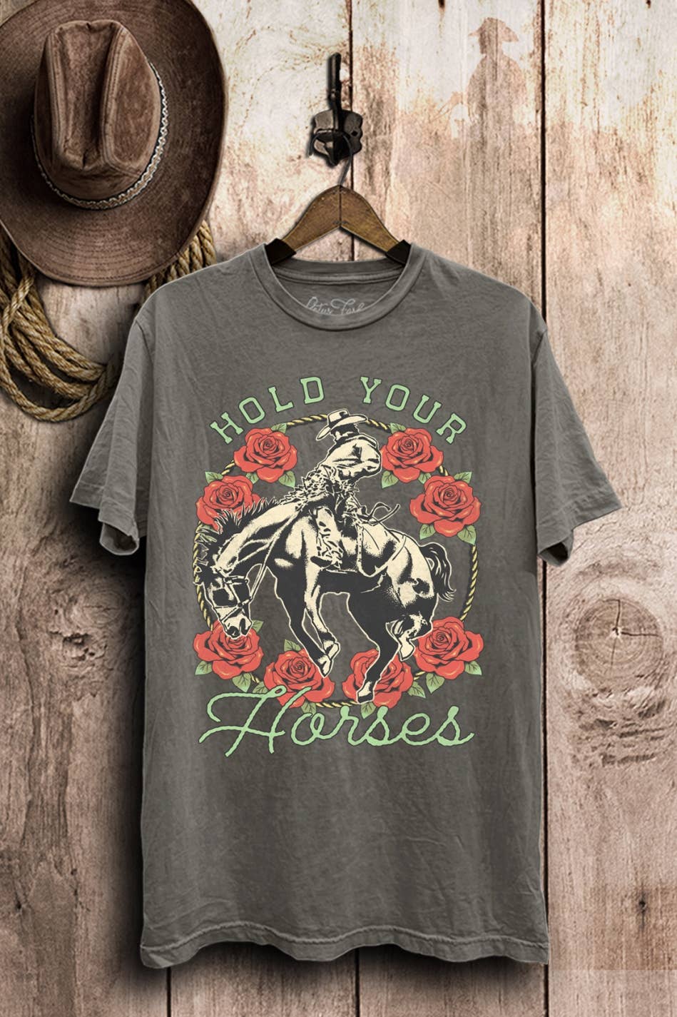 Hold Your Horses Graphic Top