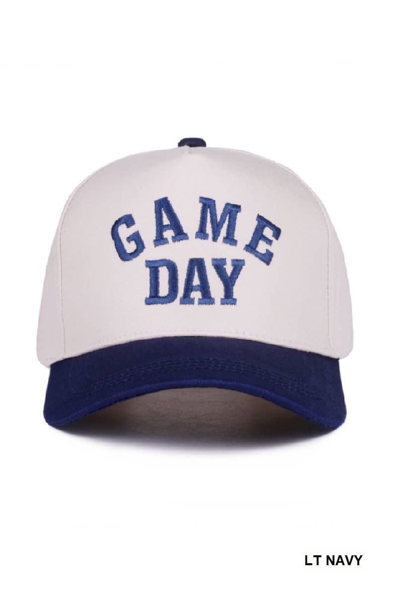 Game Day Two Tone Canvas Cotton Cap