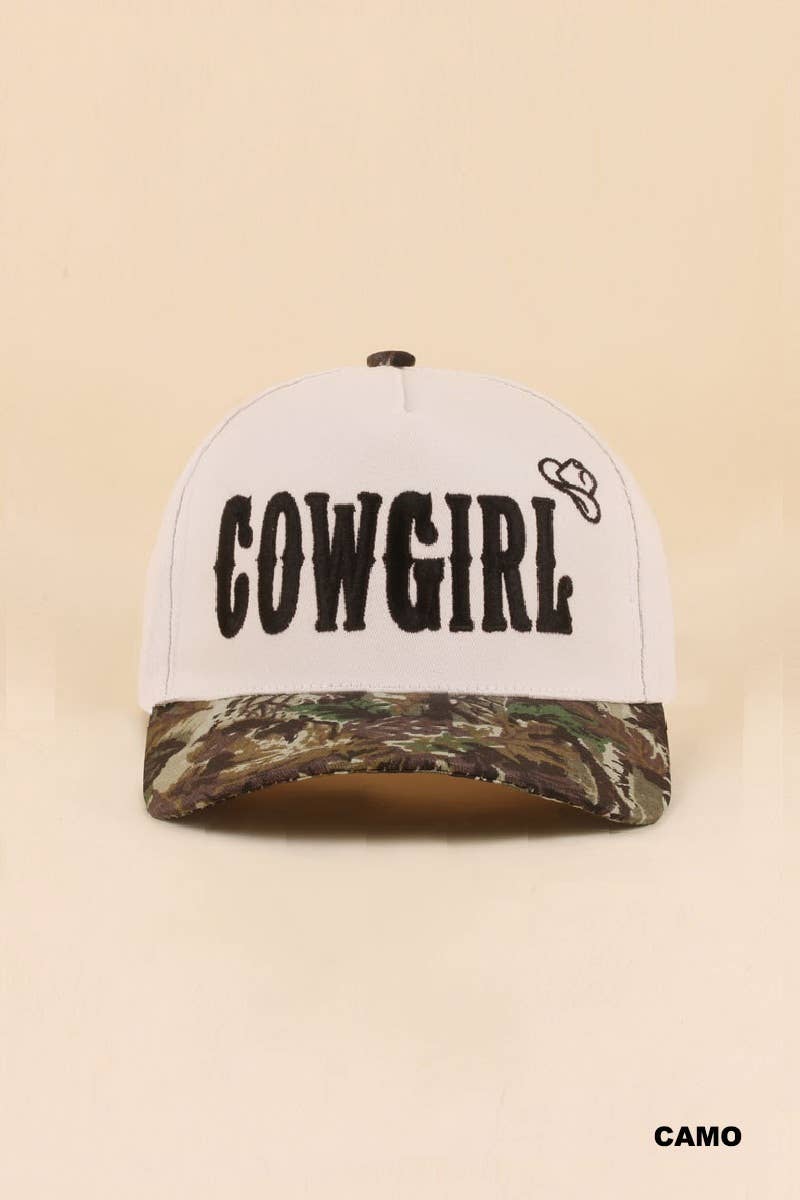 Cowgirl Two Tone Snapback Hat
