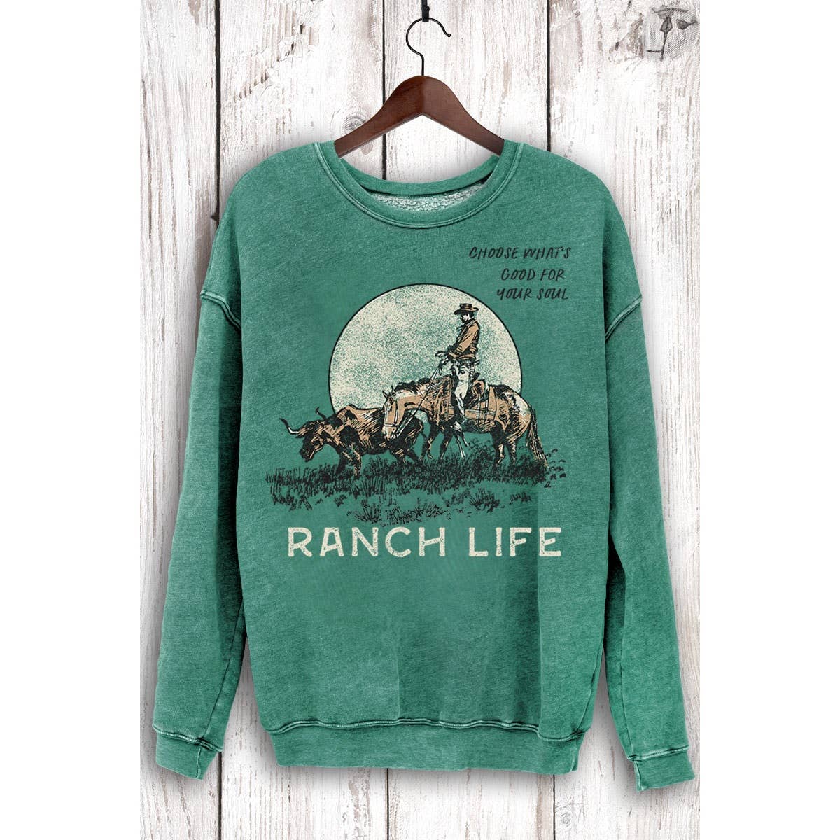 RANCH LIFE MINERAL GRAPHIC SWEATSHIRTS