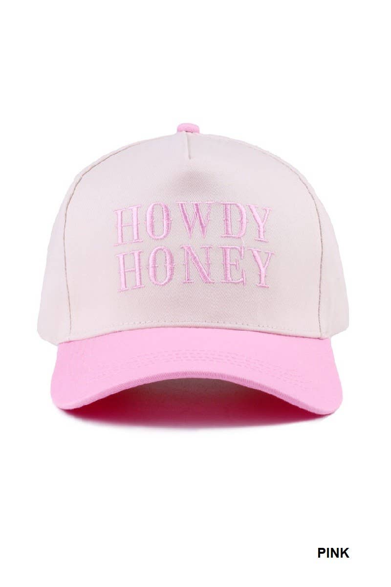 Howdy Honey Two-tone Canvas Cotton Cap