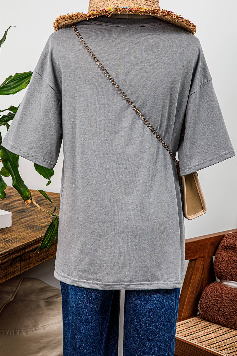 Western Stars Leopard Graphic Distressed Tee