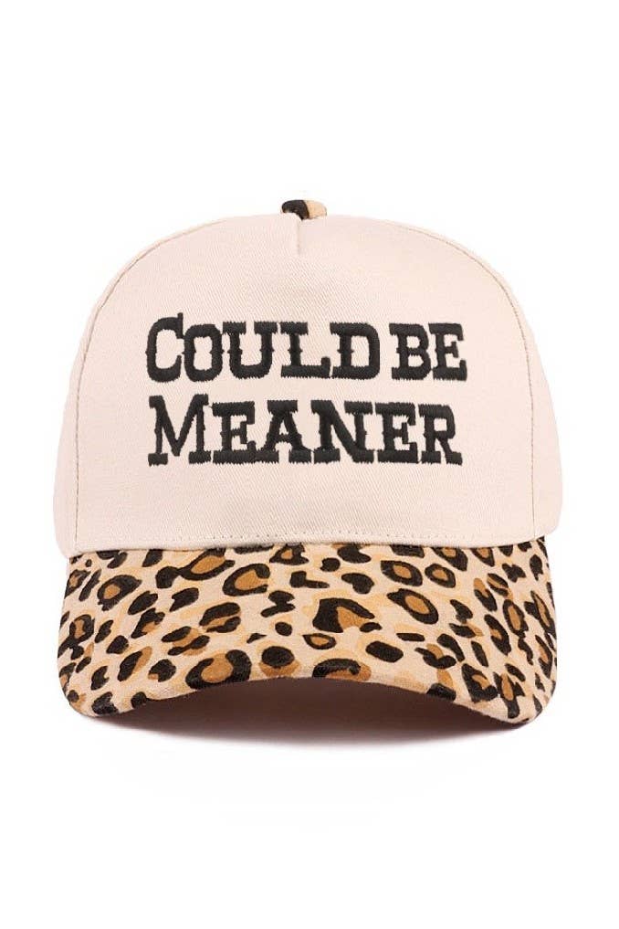 Could Be Meaner Two Tone Cotton Cap