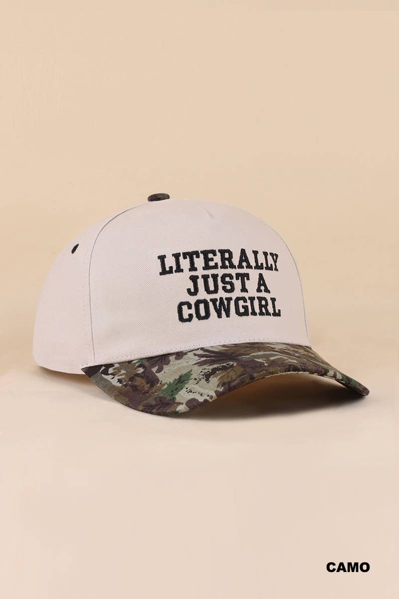 Cowgirl Two Tone Snapback Hat