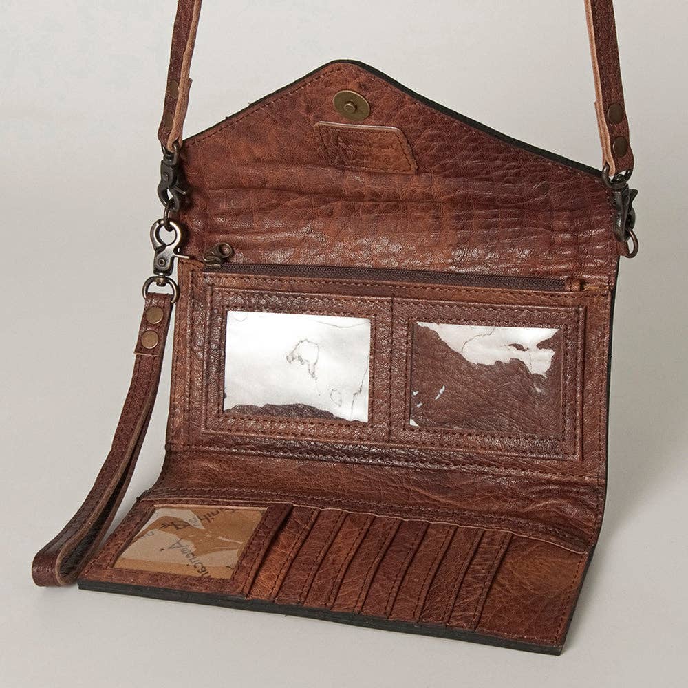 American Darling Envelope Genuine Western Leather Women Bag