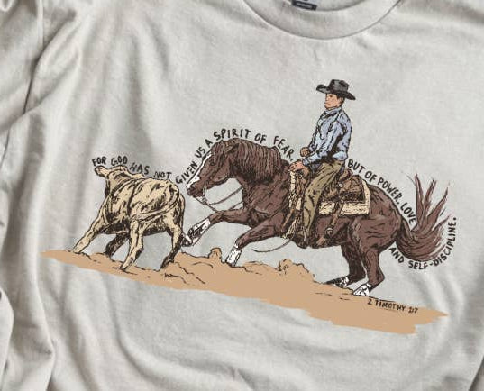 Cutting Horses Graphic Crew sweatshirt