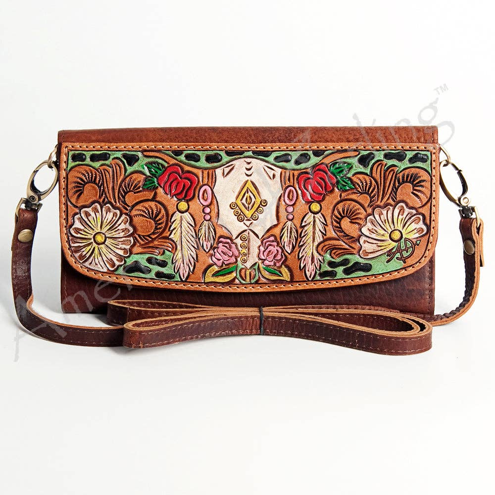 American Darling Wallet Genuine Western Leather Women Bag
