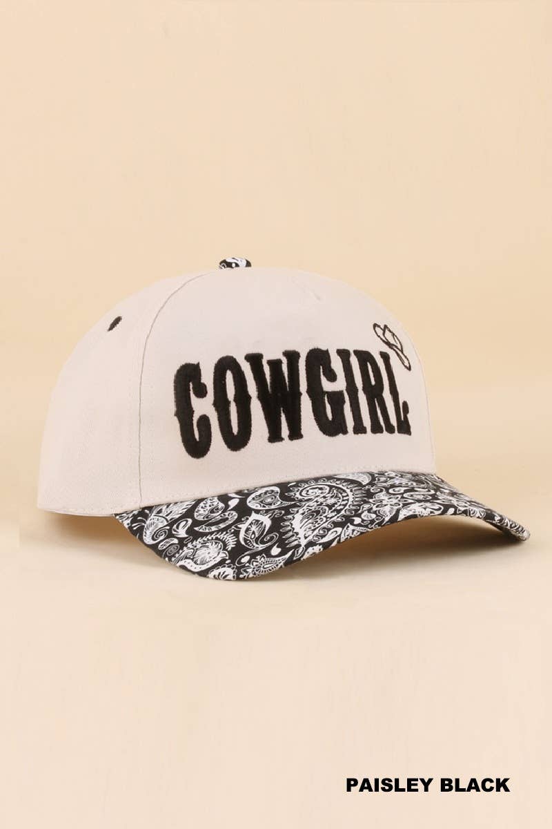 Cowgirl Two Tone Snapback Hat