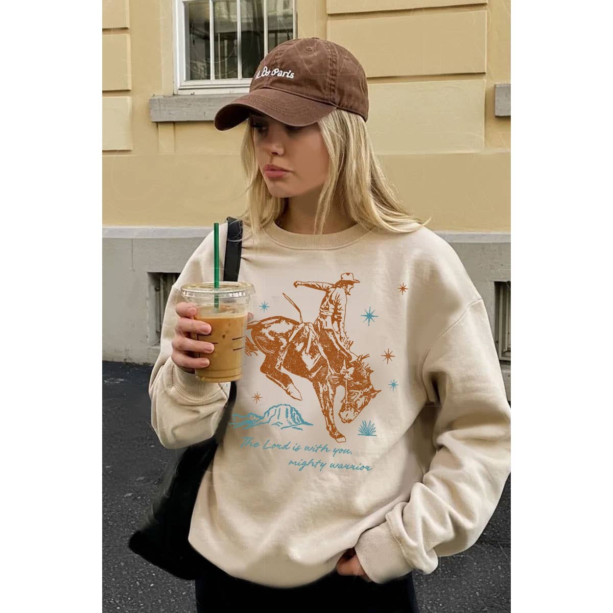 THE LORD IS WITH YOU MINERAL GRAPHIC SWEATSHIRTS