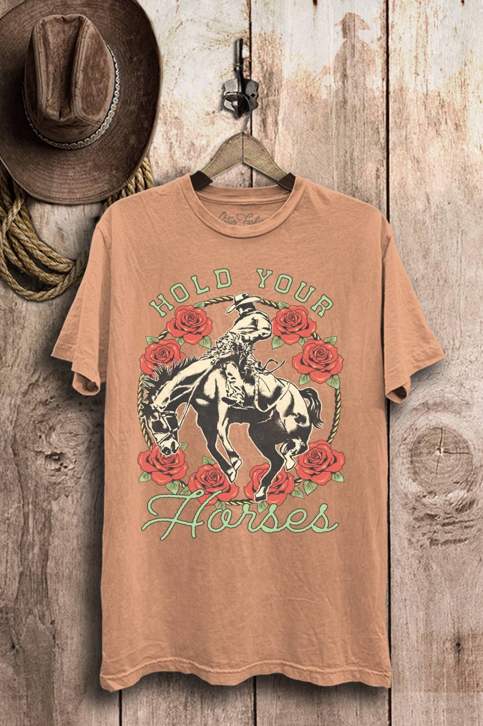 Hold Your Horses Graphic Top