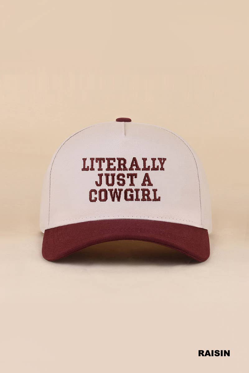 Cowgirl Two Tone Snapback Hat