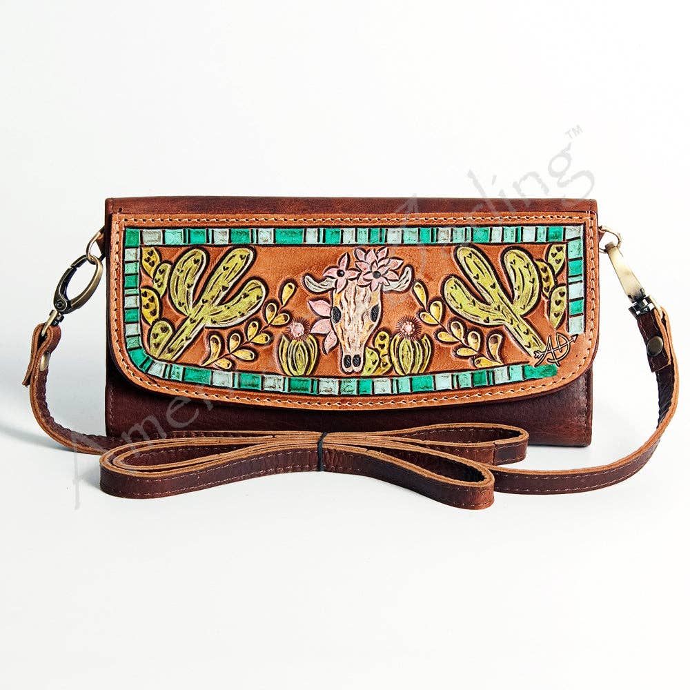 American Darling Wallet Genuine Western Leather Women Bag