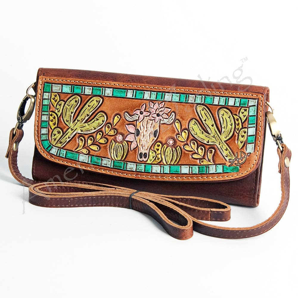 American Darling Wallet Genuine Western Leather Women Bag